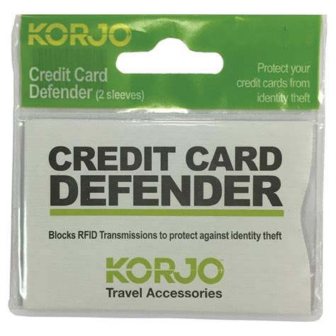 korjo rfid credit card defender|identity theft credit card protectors.